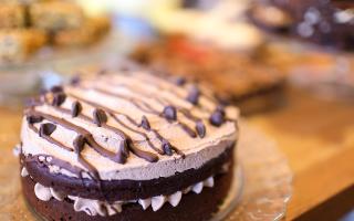 Chocolate cake. CommuniBakes, St James' Rd, Shirley,