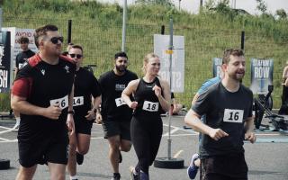 Participants power through the Engine Race, raising over £3,500 for Heartbeat
