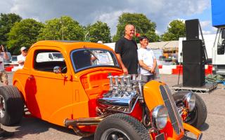 People's Best in Show award winner Martyn with 1959 Ford Pop Coupe
