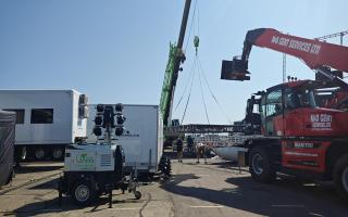 TV crews roll in for filming at Calshot castle - live updates