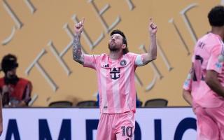 Lionel Messi’s fine free-kick saw Inter Miami get their first win at the Club World Cup (Mike Stewart/AP)