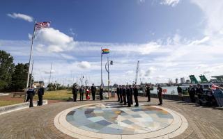 Ceremony at HMS Sultan honors contributions of UK Armed Forces