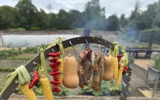 A Vulcanus grill in action