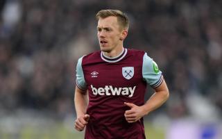 West Ham United's James Ward-Prowse will face Saints on Saturday.