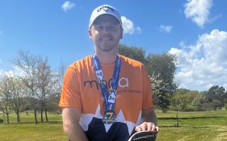 Golfer Paddy Towson-Sheehy who will be taking part in a golf marathon to raise money for the MND Association in memory of his uncle.