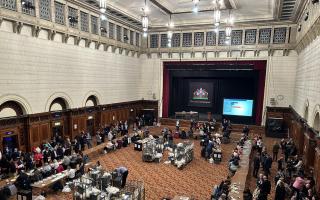 The Southampton City Council local election count at the Guildhall on Thursday, May 2, and Friday, May 3. Picture; LDRS