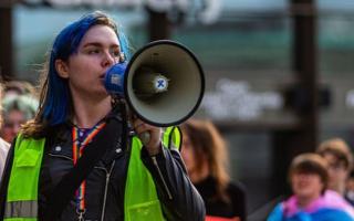 Mabel Wellman, the director of Trans Pride Southampton