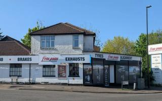 The STS Tyre Pros site on Winchester Road has hit the market.