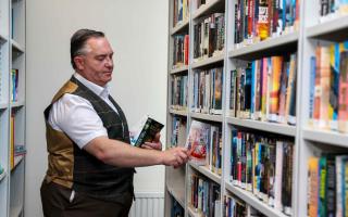 Nigel Sturt, Library and Information Specialist, at HMS Sultan