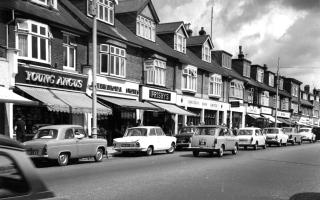 Portswood High Street. August 14, 1965. THE SOUTHERN DAILY ECHO ARCHIVES. VIEW FROM THE PAST.