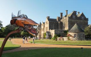 Sculpture at Beaulieu. Pike by Ted Edley.