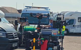 Netflix filming turns heads on the waterfront