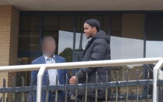 Hudefya Mohamed (right)  fled the police after they spotted him driving his BMW without insurance on the A31 westbound.
