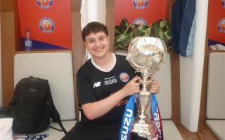 Solent student Joe Savory helps Aldershot Town to FA Trophy glory